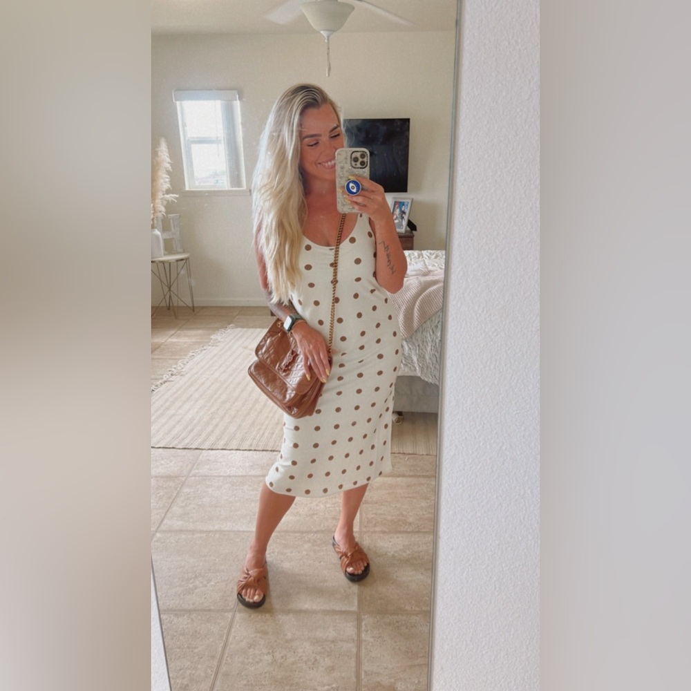 Jenni Kayne Polka Dot Slip Dress